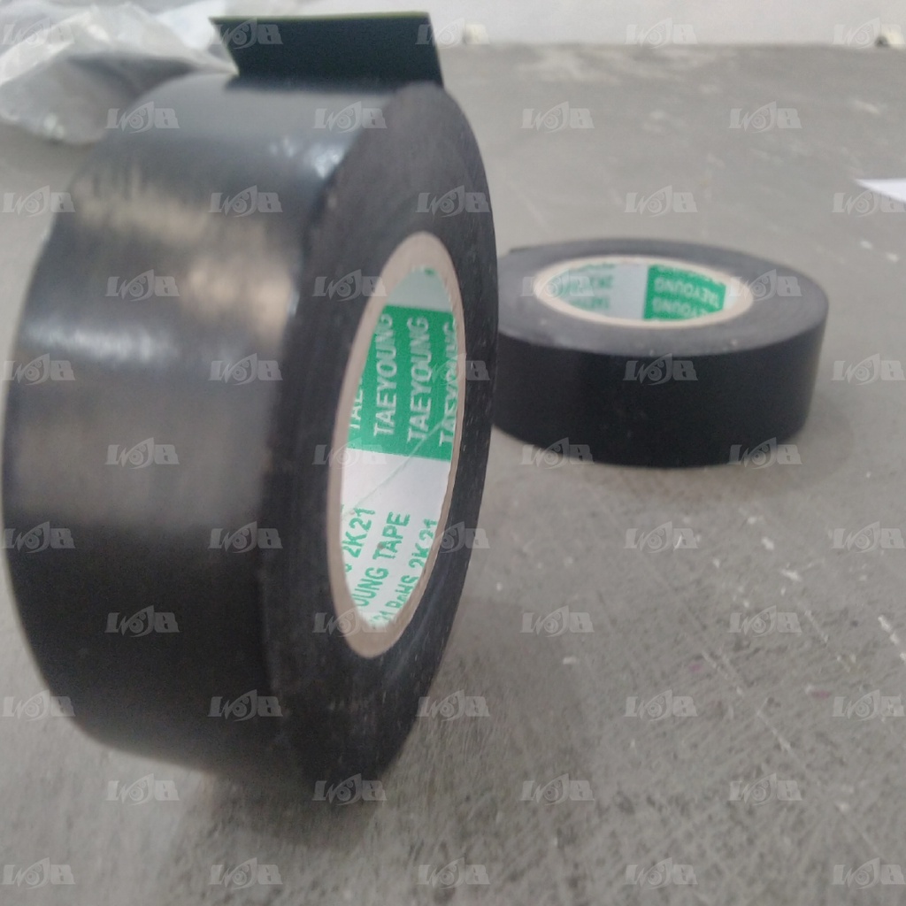 Solasi Hitam TaeYoung Tape Isolasi Listrik Tahan Panas Merekat Kuat Electrical Wire Tapes Universal