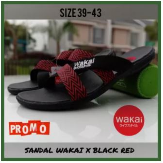 Sandal Pria dan Wanita. Sandal Couple Cowok Cewek Terkini Distro Wakai Santai Formal Murah