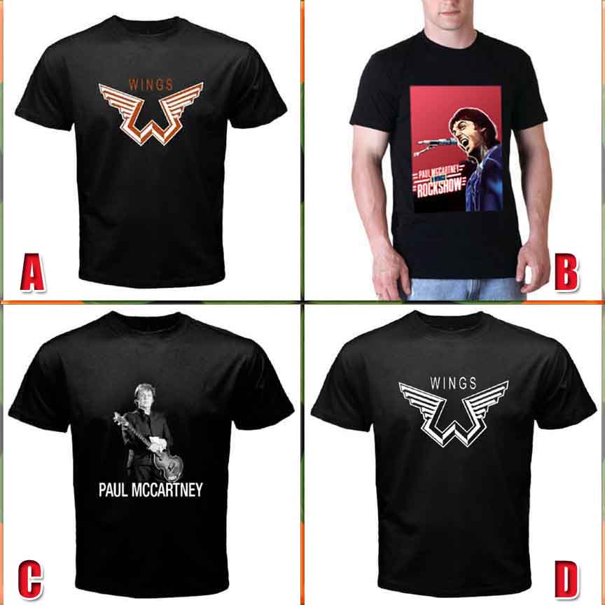 Kaos Paul McCartney Casual Tshirt Bahan Katun