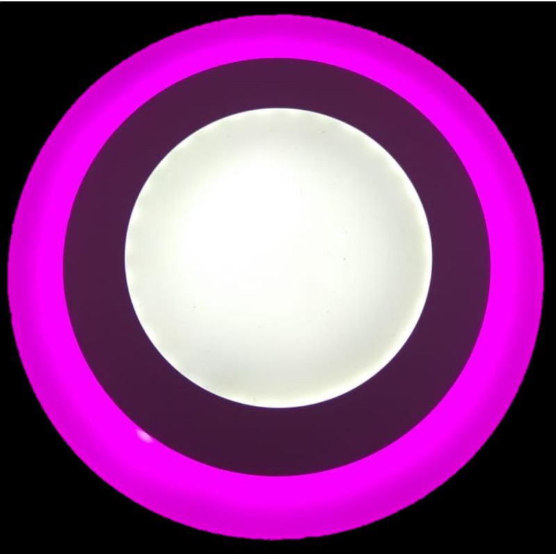 (9WATT) LAMPU DOWNLIGHT LED LAMPU PLAFON 2 WARNA LIST PINK