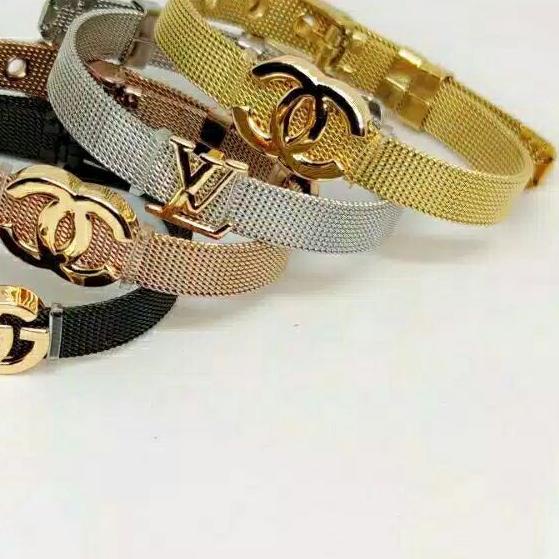 ◌ Gelang premium mainan emas liontin gelang sabuk ♛