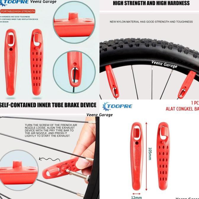 Alat Pembuka Pencungkil Ban Luar Sepeda Toopre Tire Lever | Promo Terbatas