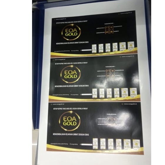 

STIKER LABEL CUSTOM CHROMO/KROMO A3