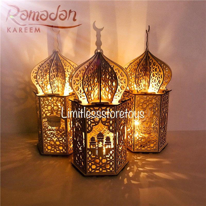 Lampu Dekorasi MUSLIM ISLAMIC Bahan kayu untuk Hiasan Bagus / Dekorasi LAmpu