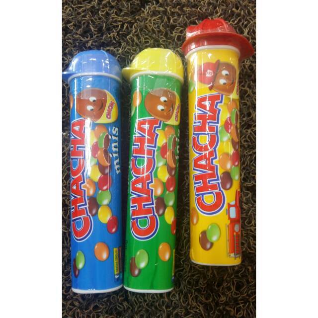 

TERMURAH COKLAT CHACHA TUBE MINIS/ COKELAT DELFI CHA CHA