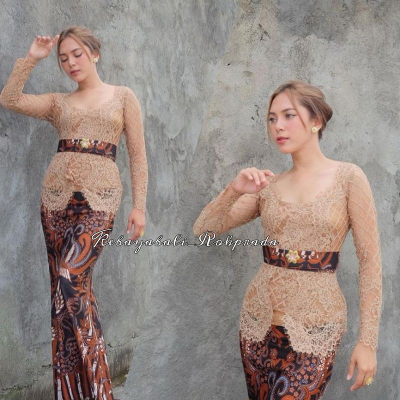 SATU SET KEBAYA BALI KEBAYA MODERN KEBAYA KUTU BARU ROK DUYUNG