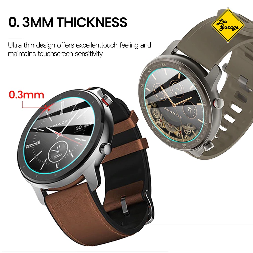 Anti Gores Tempered Glass Amazfit GTR 47mm 42mm Screen Guard Protector