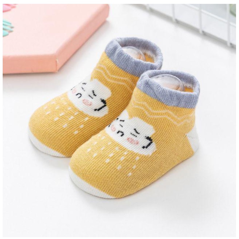 Kaos Kaki Bayi Weather 0-1 Tahun Anti SLip Lucu &amp; Adem CBKS 12 LC