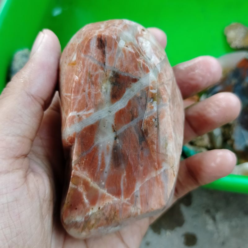 bongkah akik tapak jalak unik bkn opal Banten koleksi pria wanita anting liontin gelang cincin giok