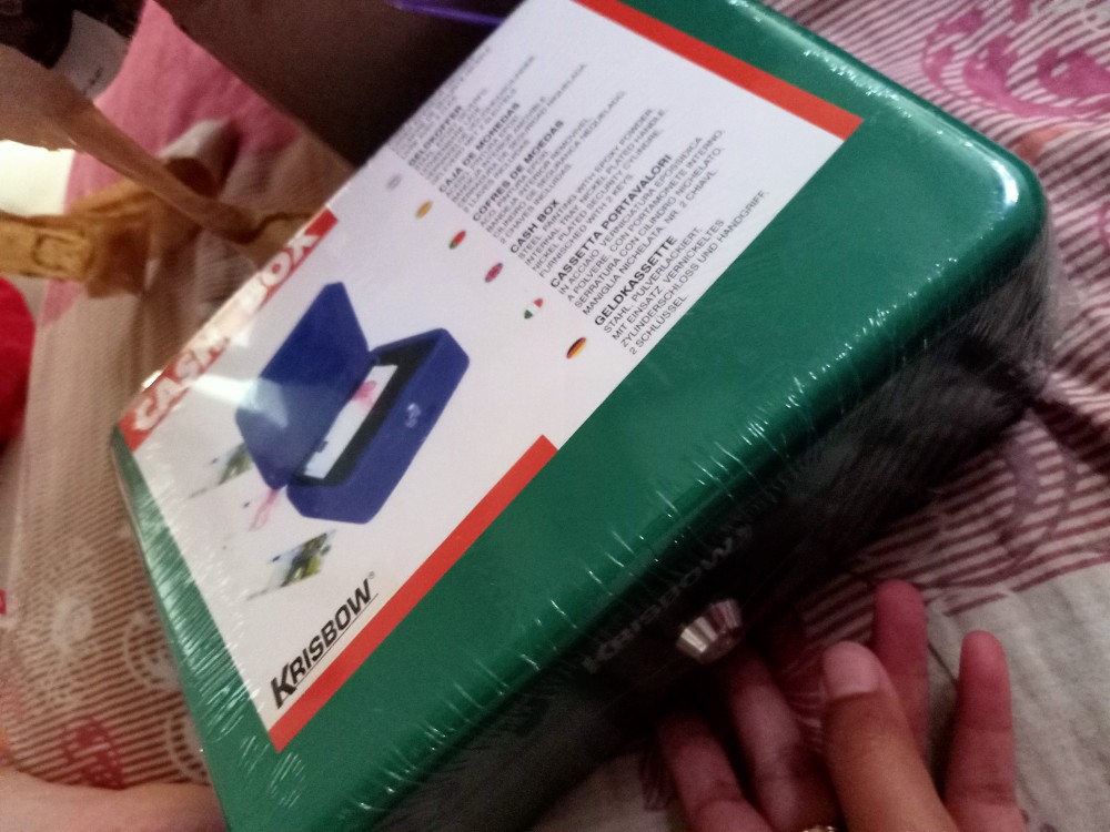 Ace Krisbow Cash Box Brankas Safe Deposit 25 Cm