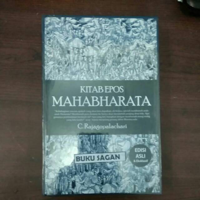 BUKU ORI KITAB EPOS MAHABARATA C RAJAGOPALACHARI LAKSANA ag