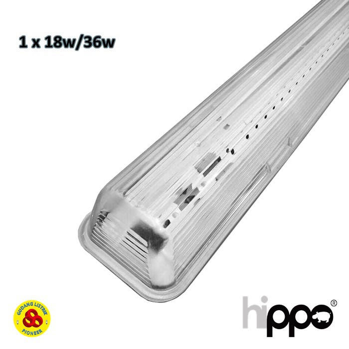 Kap TL Waterproof 1X36W IP65 Rumah Lampu Outdoor T8 1 X 36 Watt 120cm