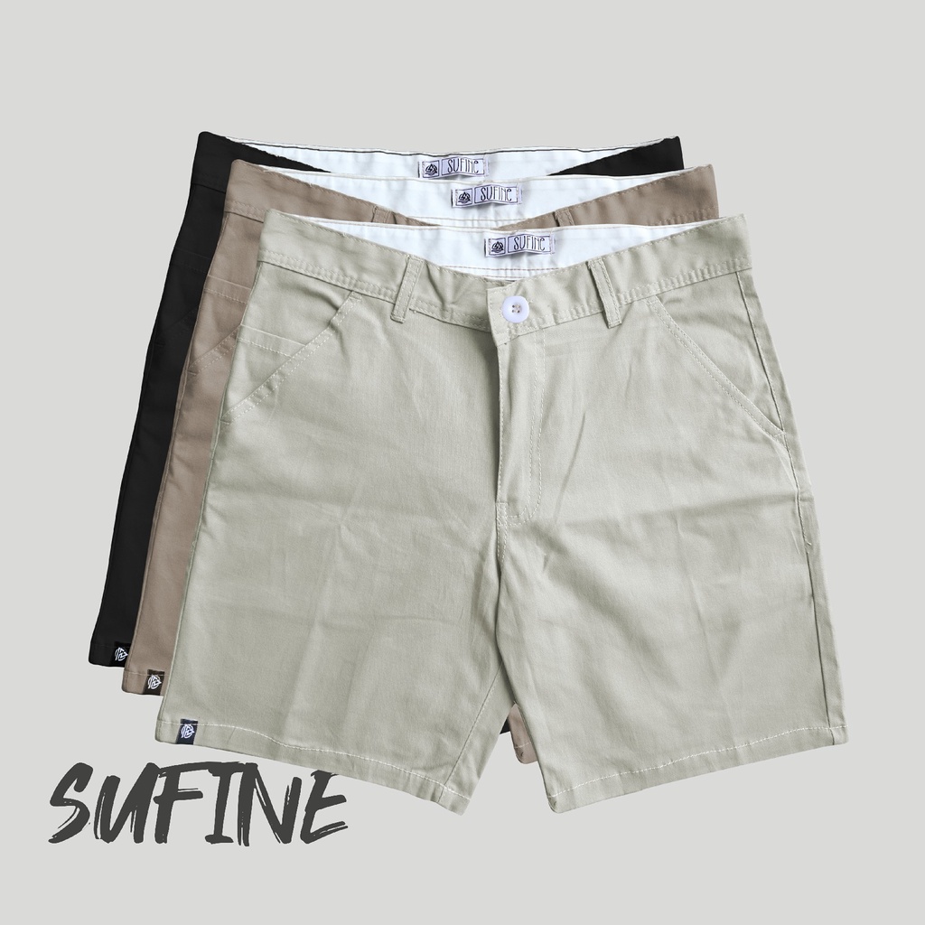 Sufine - Chinos Pendek Premium - Celana Pendek Pria