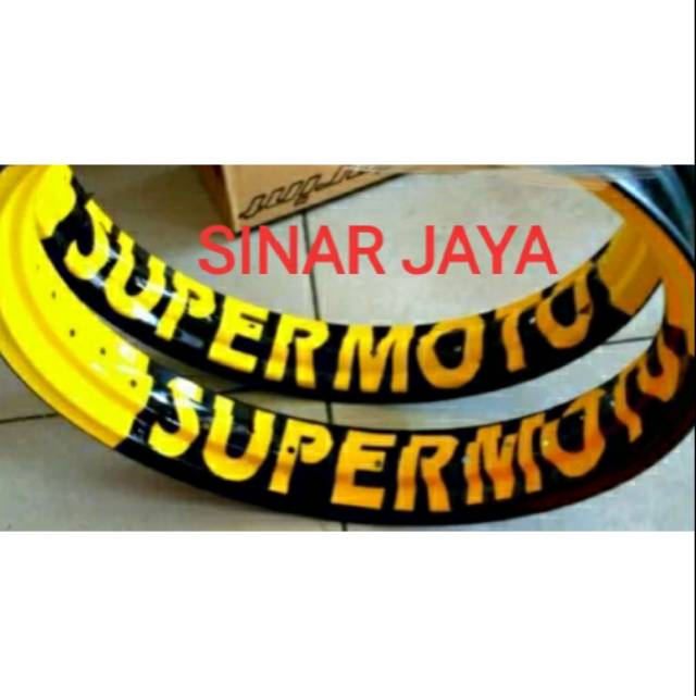 Velg jari supermoto 250 300 17 hole 28 atau 36  klx crf tiger vixion gl ninja mx dll