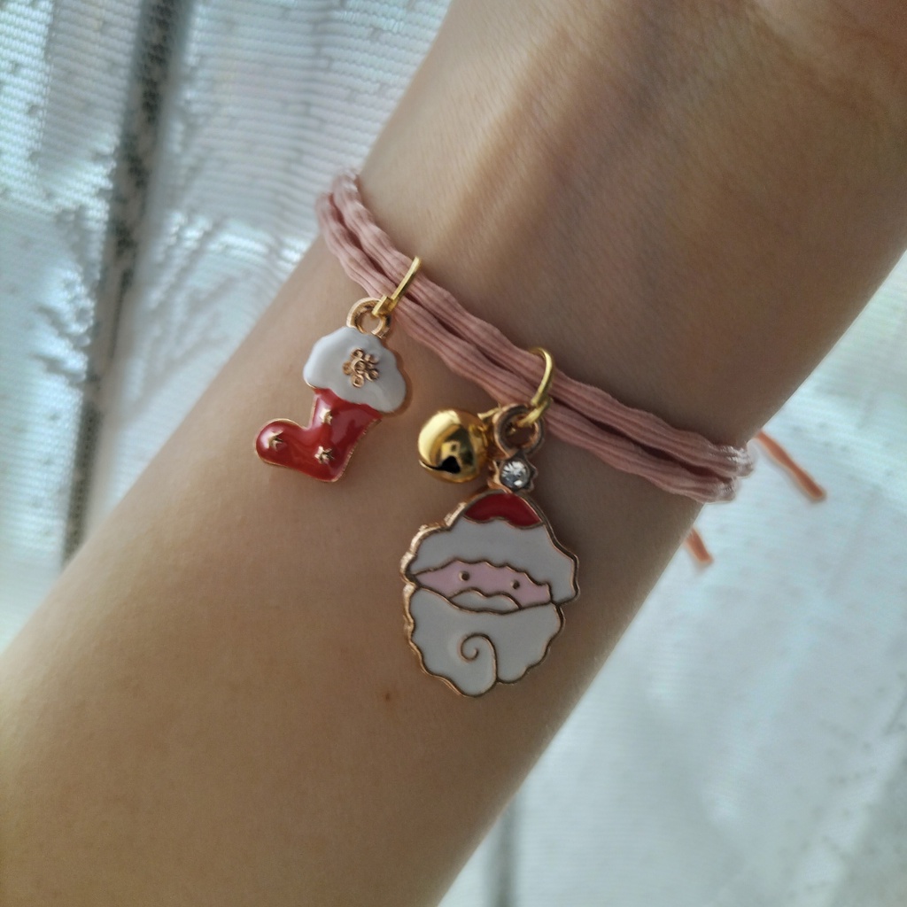 Gelang Natal Gelang Korea Gelang Simpel Ikat Rambut Natal Aksesoris Natal Tali Rambut Korea