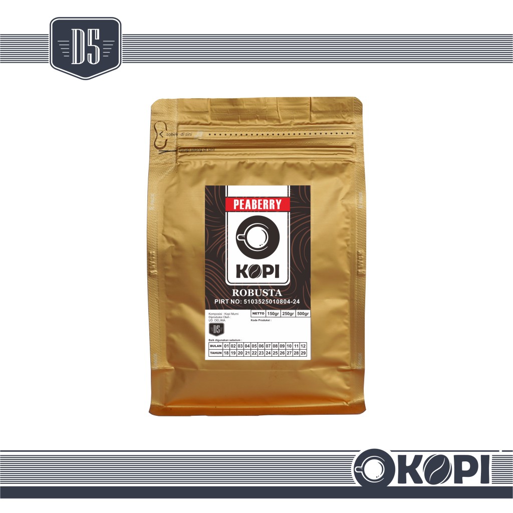 

Okopi Lanang/Peaberry 250gr