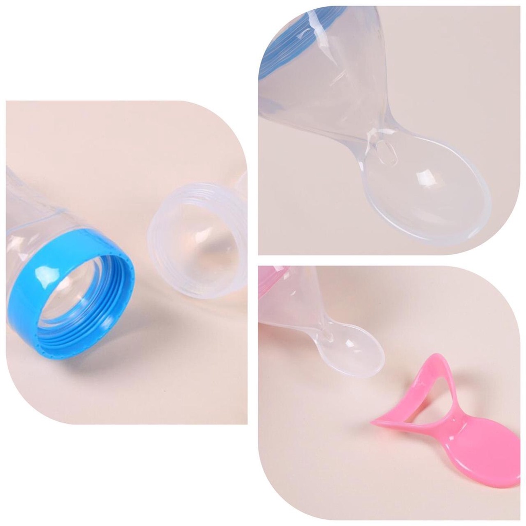 LID037 - Silicone Squeeze Feeder (Sendok Makan Bayi)