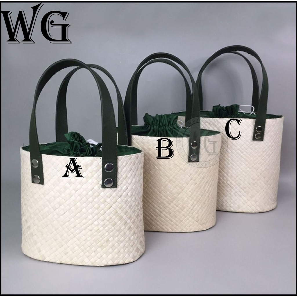 

Tas Anyaman Mendong / Tas Pandan Lebaran / Tas Parcel