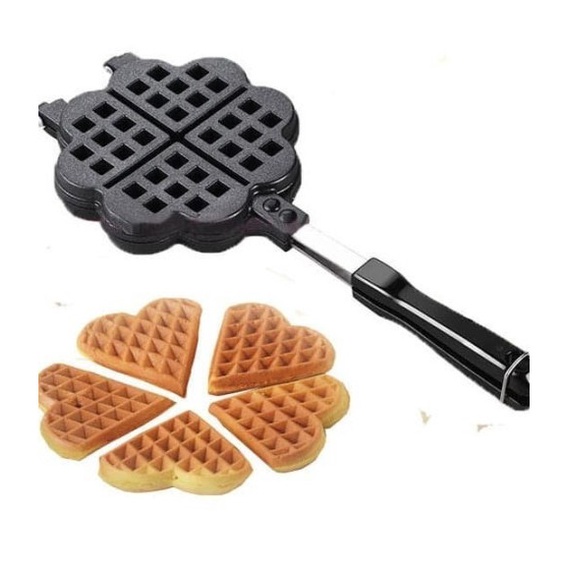 COOKMASTER Cetakan Waffle Maker Manual Belgian Pancake Croffle