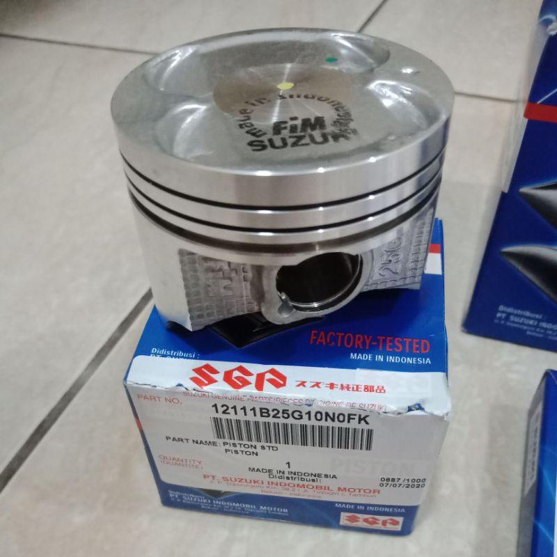 PISTON RING SEHER KIT SATRIA FU 150 KARBU SIZE STANDAR STD ORIGINAL ORI ASLI SUZUKI SGP 12100-25G10-0F0-2