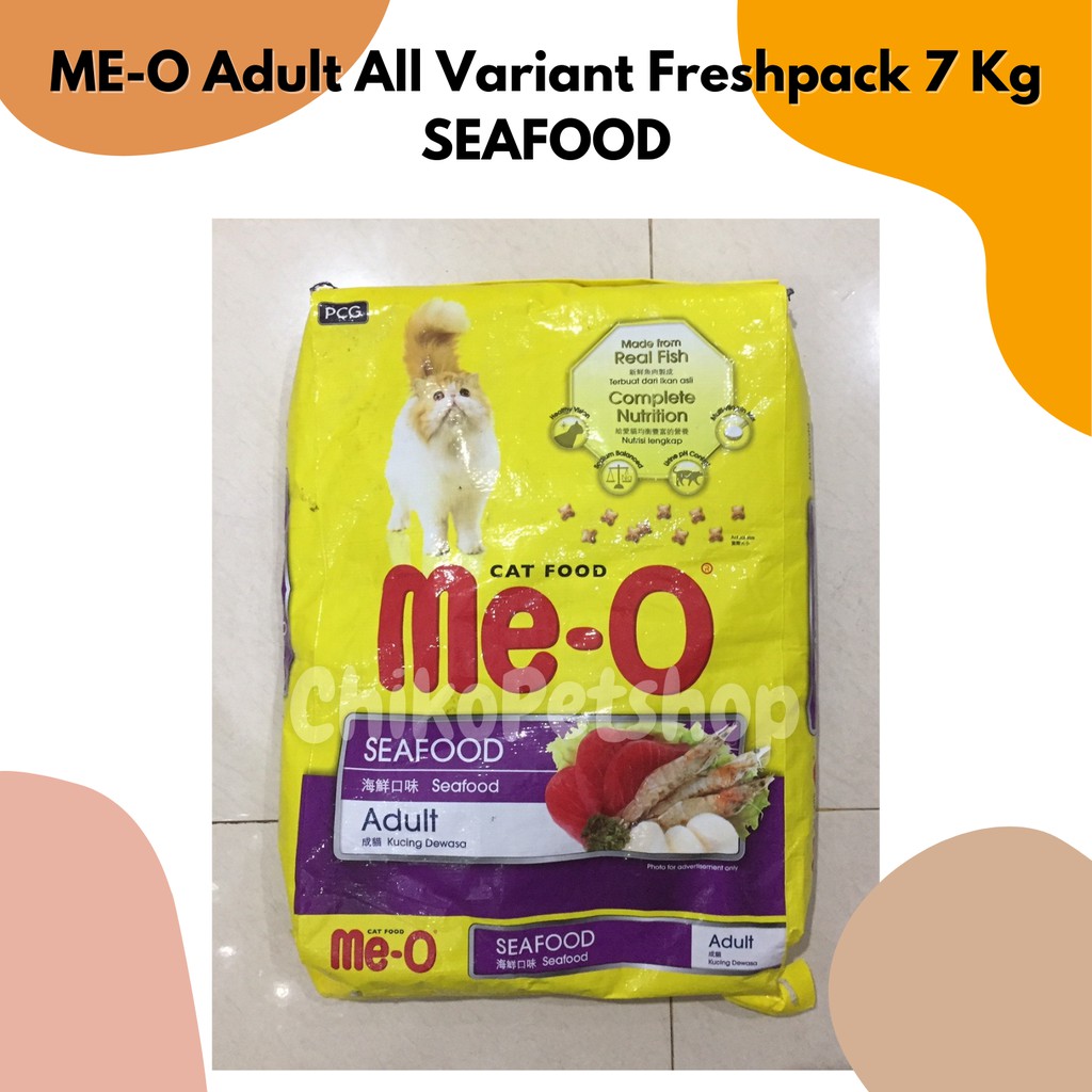 [EKSPEDISI] ME-O ADULT All Variant Semua Rasa Makanan Kucing Dewasa MEO Freshpack 7 Kg