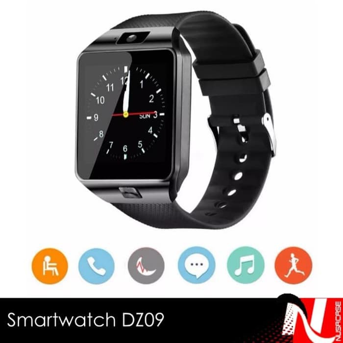 Smartwatch DZ09 Jam Tangan Pintar Support Sim Card Dz09