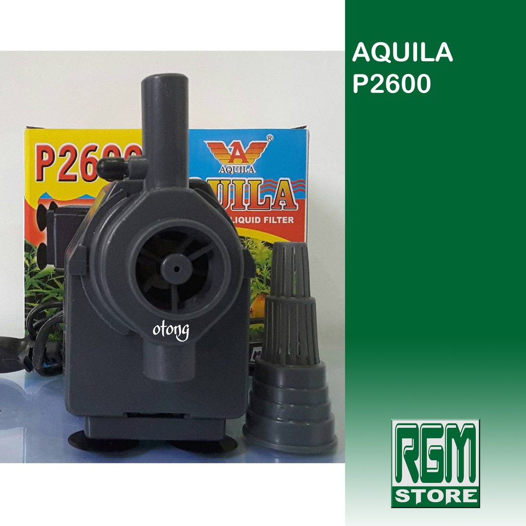 Aquila P2600 P - 2600 power head mesin pompa celup aquarium aquascape