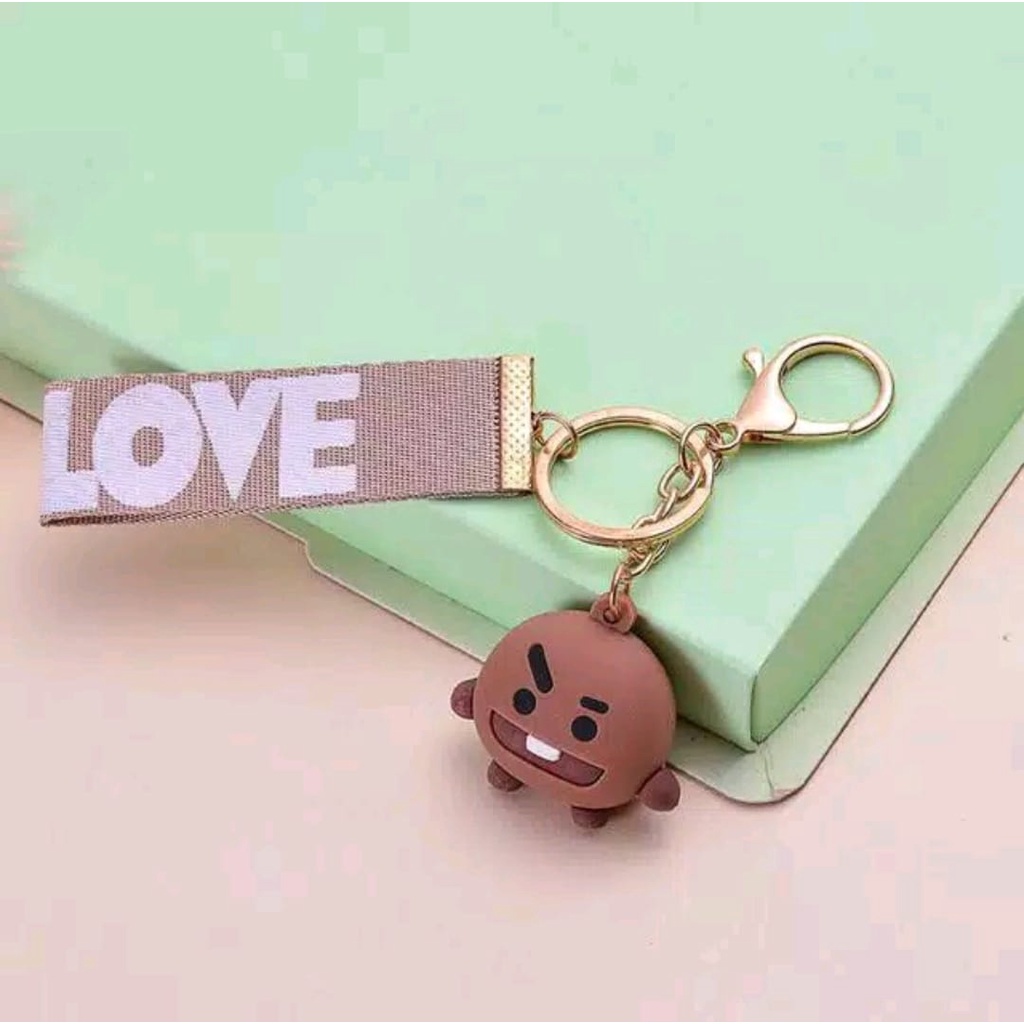 (B075) Gantungan KunciImport BT21 KPOP Love Series