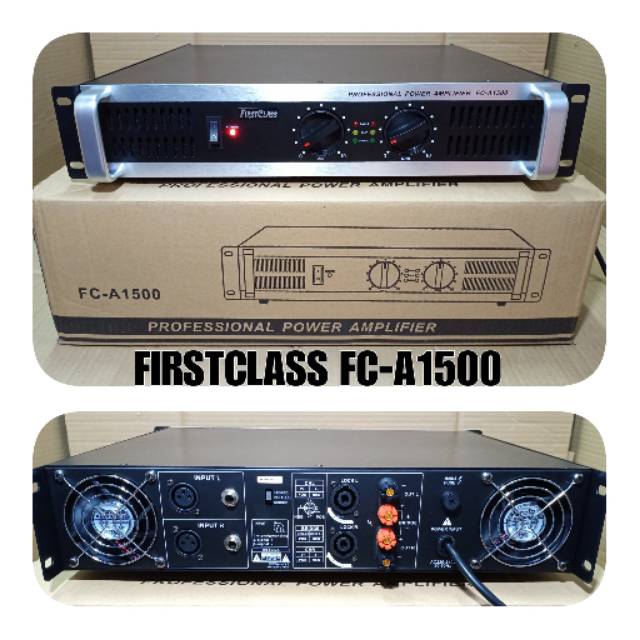 Jual POWER AUDIO SOUND SYSTEM FIRSTCLASS FC A1500 PROFESIONAL POWERED
