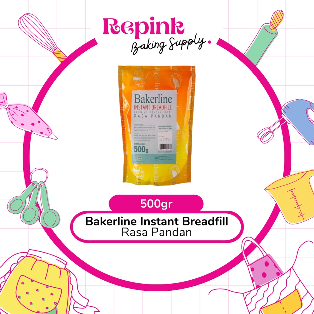 

Bakerline Instant Breadfill Rasa Pandan 500gr