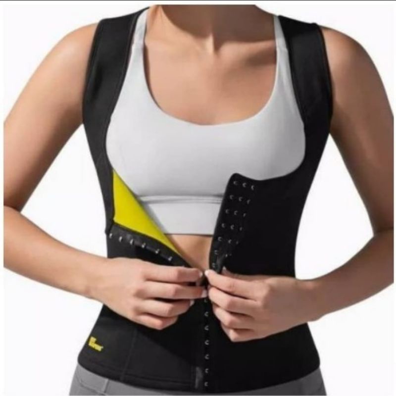 HOT SHAPER SLIMMING VEST ROMPI PEMBAKAR LEMAK PENGECIL PERUT DENGAN BOX