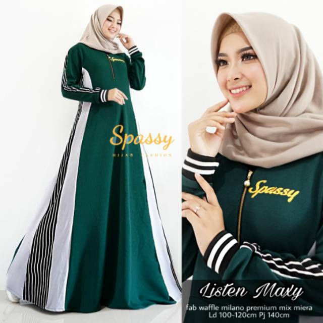 Listen Maxy Ory by Spassy Dress Maxy | Maxi Dress | Suplier Hijab Solo | Grosir Hijab Solo