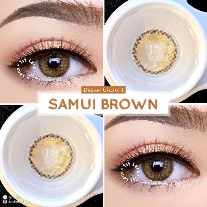 SOFTLENS SAMUI BROWN DREAMCOLOR (NORMAL/MINUS) ORIGINAL KOREA