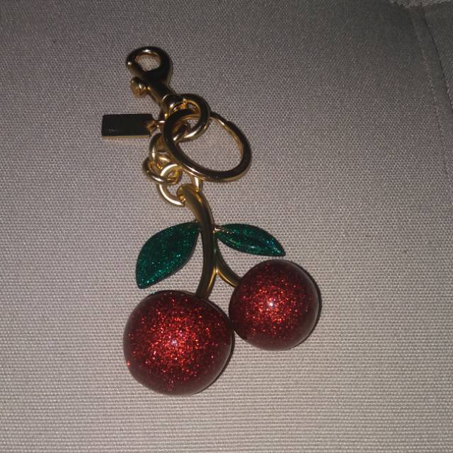 Coach Bag charm Cherry new