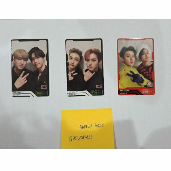 Photocard oddinary Stray Kids Han Felix Bangchan