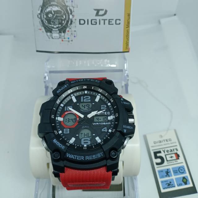 JAM TANGAN PRIA DIGITEC DIGITAL ANALOG ORI MURAH