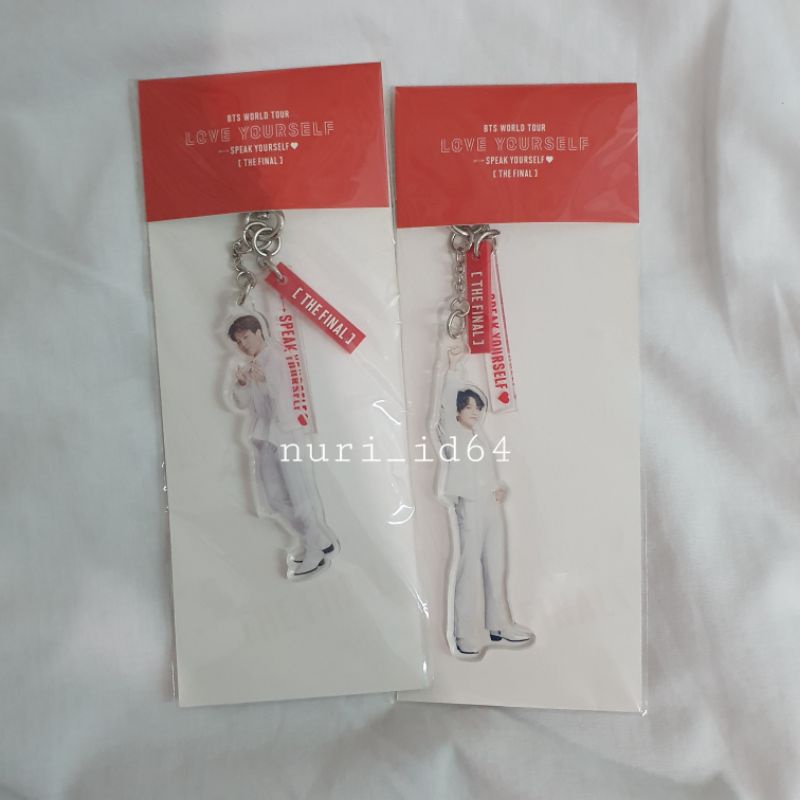 BTS Love Yourself: Speak yourself The final acrylic keyring jungkook jimin