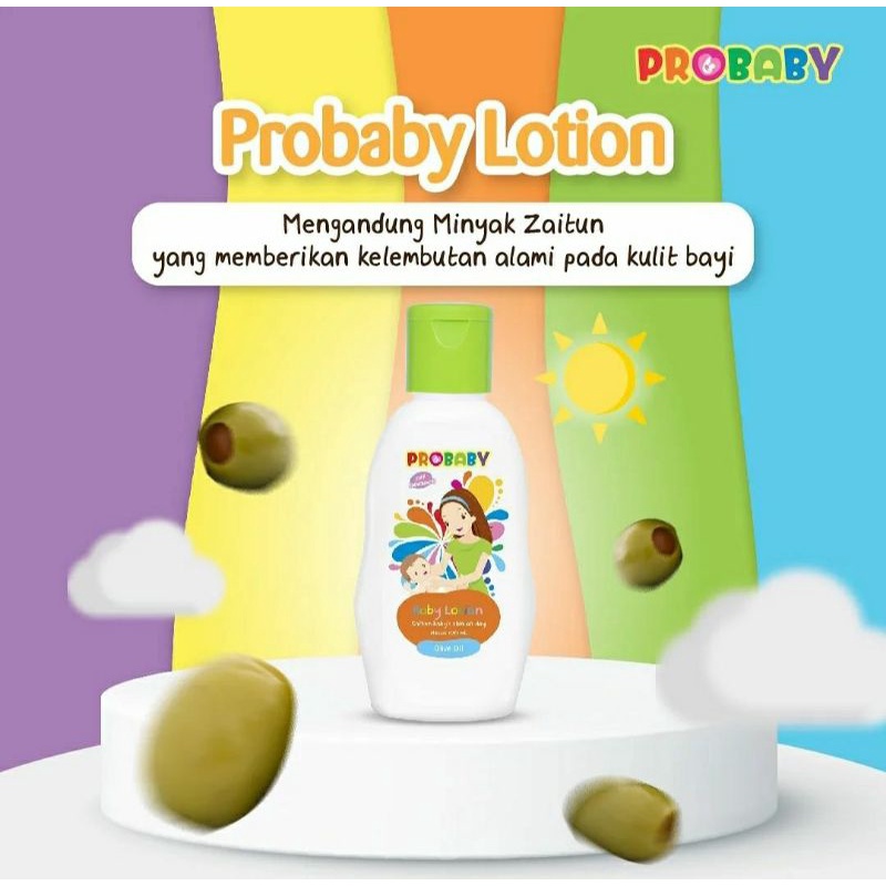 PROBABY Lotion 100ml / 200ml Losion Bayi Baby Body Lotion Pelembab Kulit Bayi