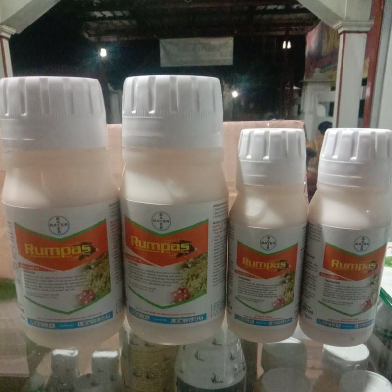 Herbisida Rumpas 100 dan 250 ml selektif untuk sayuran, obat pembasmi rumput liar