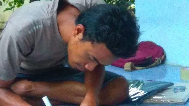 Kemeja Batik Lengan Pendek 021 Risna Batik Hrb026 Hem Batik Murah Seno Sogan Bakung Padi Manggar