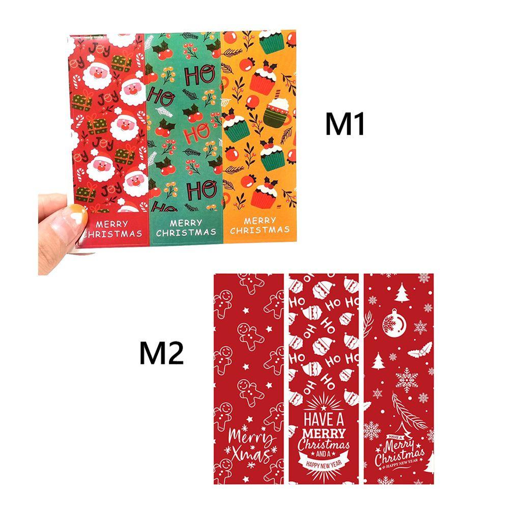 Top 30biji Stiker Merry Christmas Paket Kado Natal Stiker Hias Box Tag Label Merry Christmas