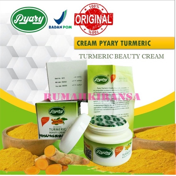 PYARY TURMERIC BEAUTY CREAM 100% ORIGINAL || BPOM RESMI || CREAM ARAB PYARY