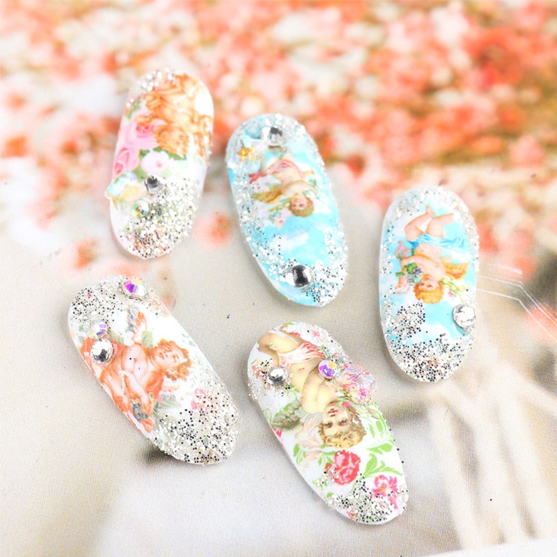 Siy Stiker Kuku Holografik Untuk Nail Art