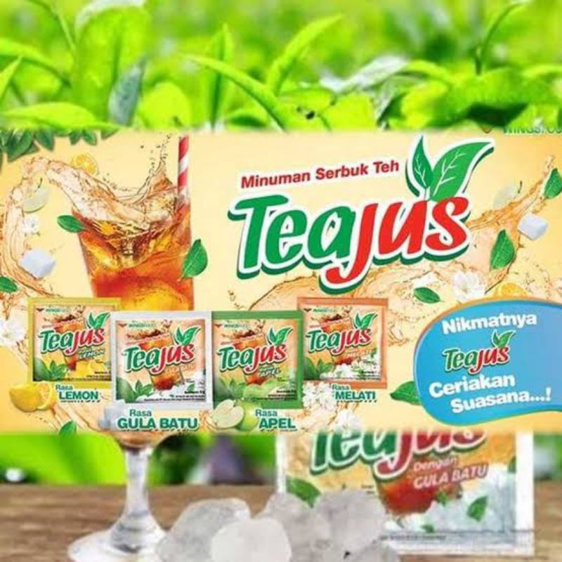 

Tea Jus Teh Serbuk Minuman Sachet Renceng 10pcs Teajus