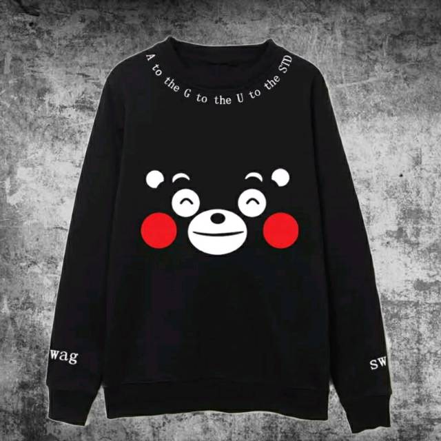 BTS Suga × Kumamon Longsleeve + Bonus BT21 Deco Sticker