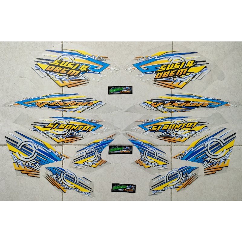 STRIPING VIXION NVL FZ150 TRANSPARAN POWER AND STRANGE