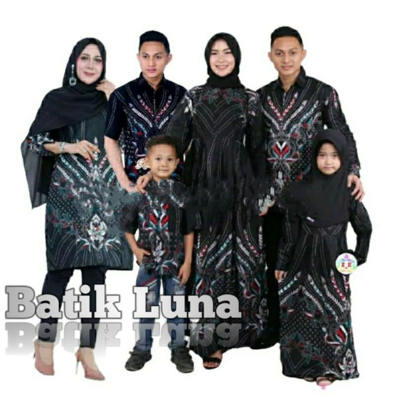 BATIK COUPLE KELUARGA• Couple Keluarga Batik Sarimbit Set Family Standar & Jumbo (jual satuan)
