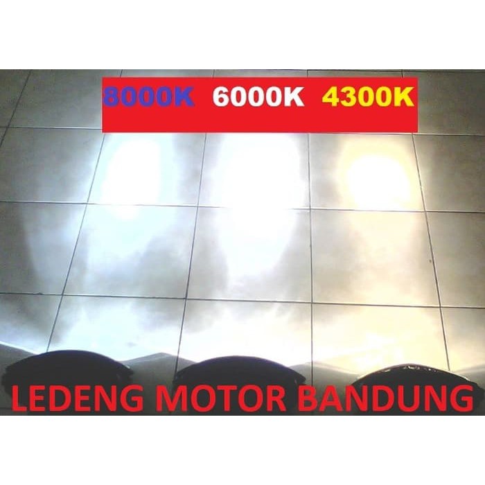 Hid Motor 4300k 6000k 8000k Lampu Depan Xenon Universal H4 H6 12v 35w LEDENG MOTOR