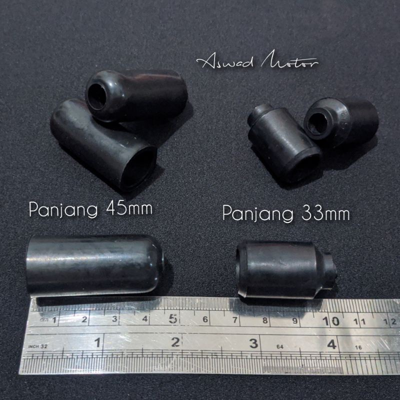 Karet Spion Honda Yamaha Suzuki Kawasaki Universal / Karet Spion Motor / Karet Tutup Baut Spion / Ka