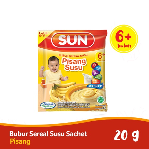 Promina Dan SUN Bubur Tim Bayi Cereal SACHET 20gr 25gr Makanan mpasi Baby 6+ 8+ 9+